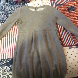 Gray with gold sparkles dress